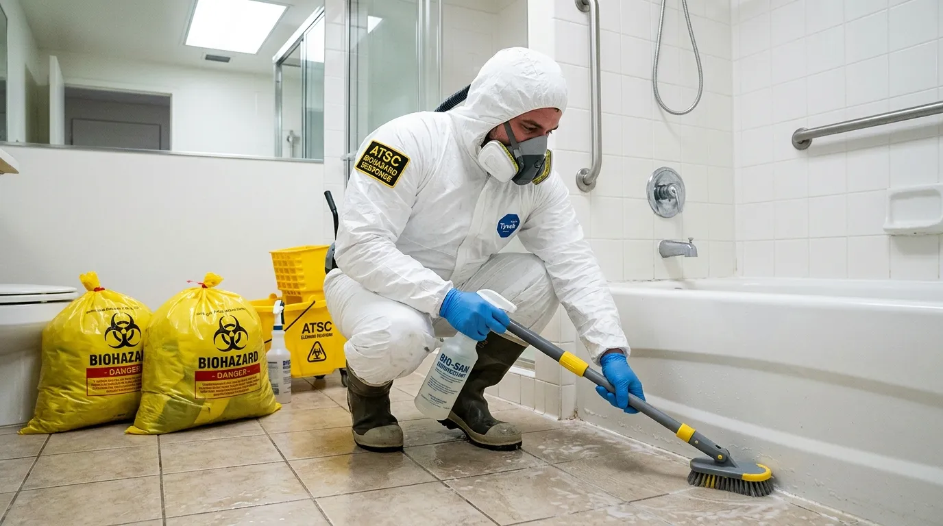 Decontamination equipment deployed for Blood Cleanup in Holden